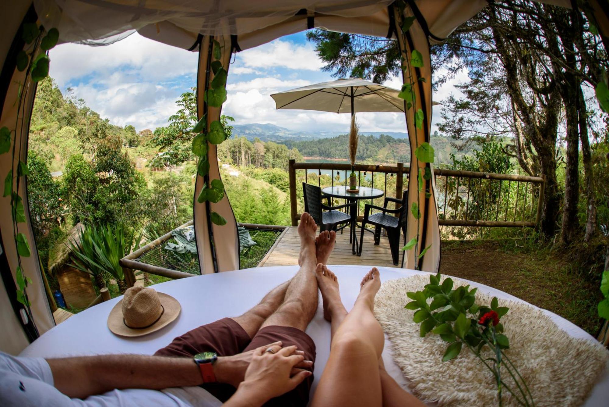 Levit Glamping - Hotel Guatape Penol (Adults Only) Eksteriør bilde