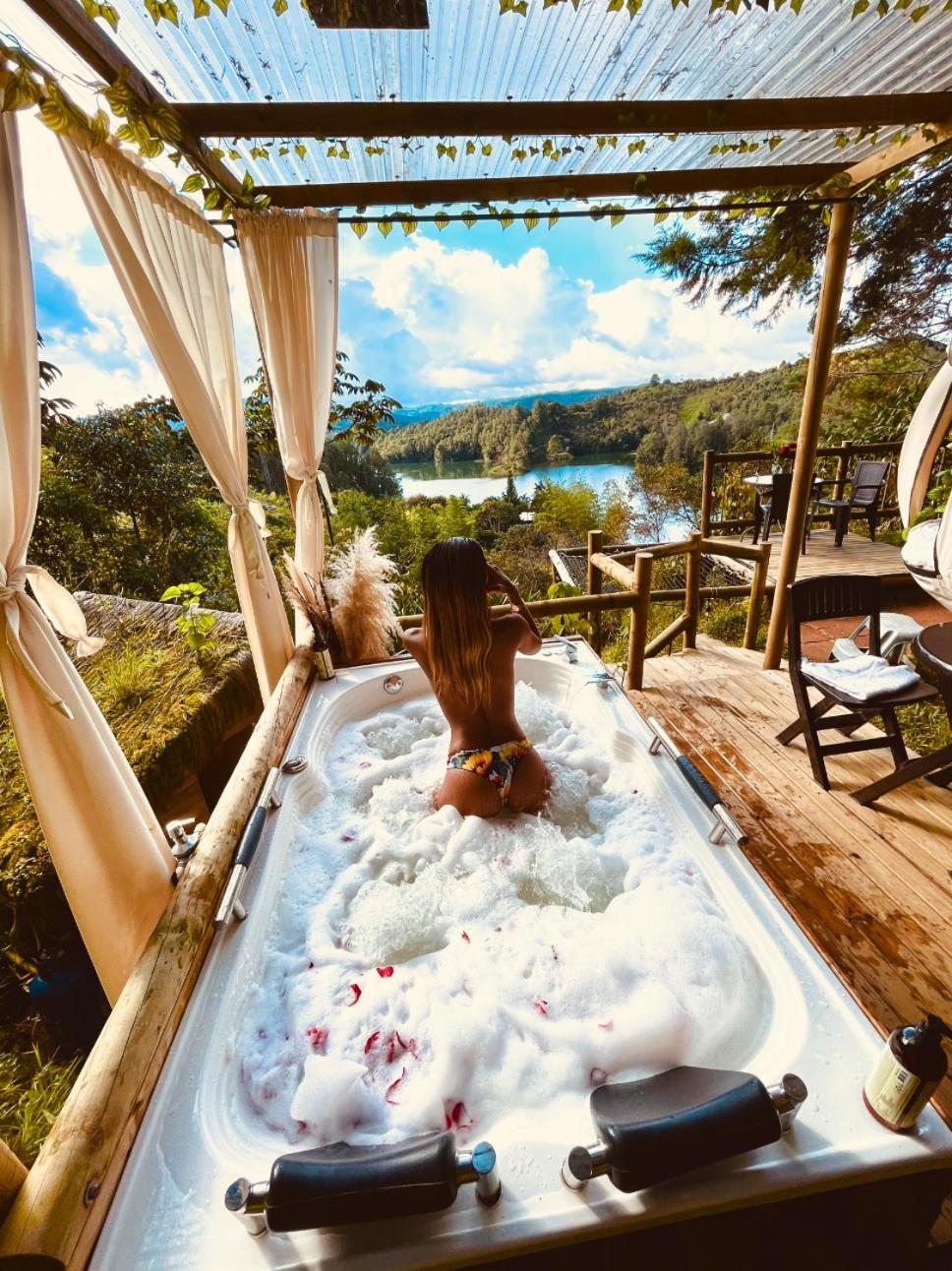 Levit Glamping - Hotel Guatape Penol (Adults Only) Eksteriør bilde